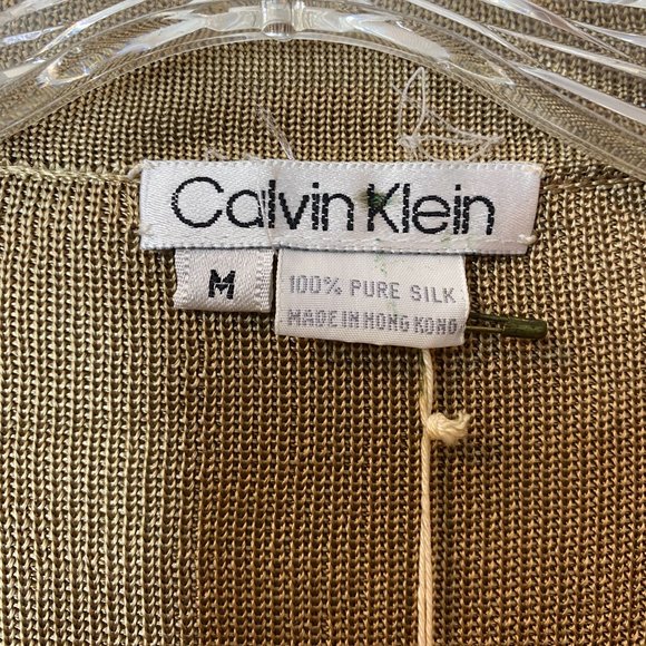 Vintage Silk Calvin Klein Sweater - Sample Sale - Picture 7 of 10
